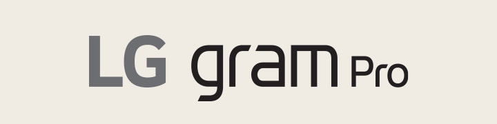 LG gram Pro logo.	