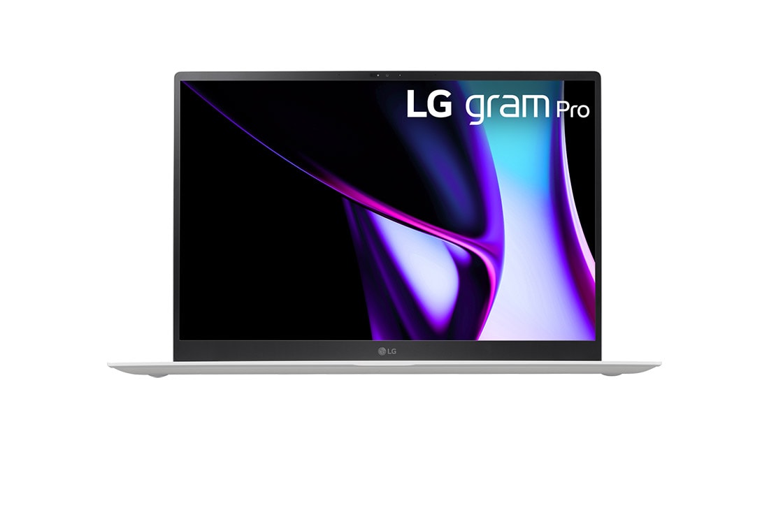 LG gram pro 16寸超薄笔记本/Pro-grade visuals/16:10 OLED显示屏/Intel® Core™ Ultra 7处理器, Front view, 16Z90SP-K.AL87C