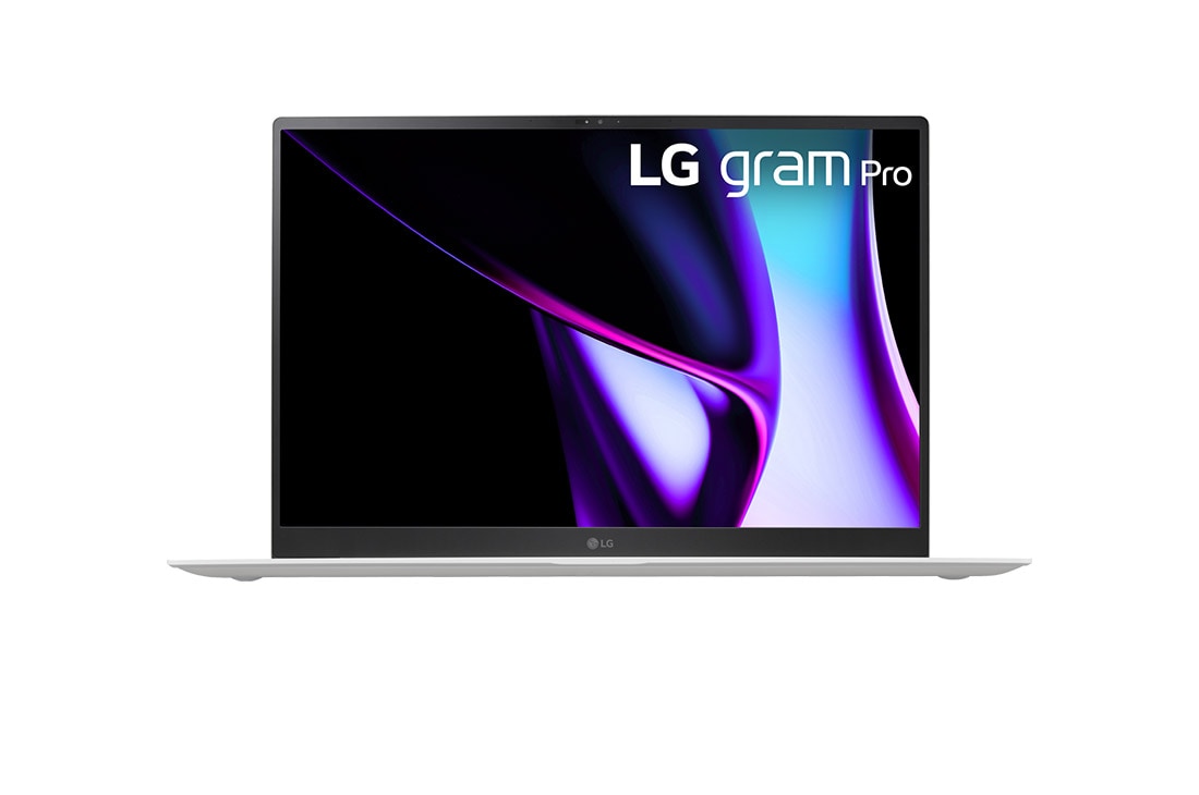 LG gram pro 17寸超薄笔记本/Pro-grade visuals/16:10防眩光IPS显示屏/Intel® Core™ Ultra 7处理器, 帶鍵盤的正視圖, 17Z90SP-G.AL54C