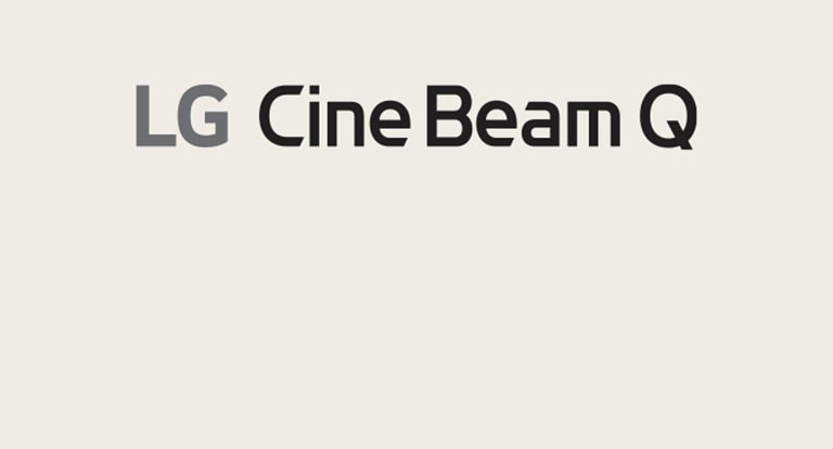 LG CineBeam Q标志。