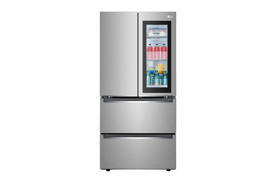 LG 541L 法式多门冰箱 透视窗门中门 大容量十字对开门冰箱 钛空银, F532MPZ71B
