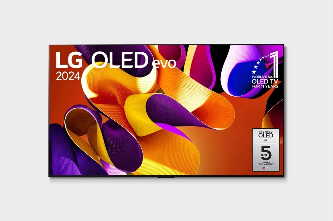 LG 83 英寸 LG OLED evo G4 4K 智能电视 OLED83G4, OLED83G4PCA