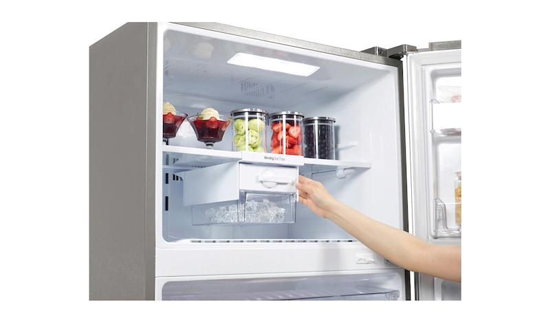 LG 442L Top Mount Refrigerator with 4 Star Energy Rating, GT-442BPL