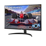LG Monitor LG UHD 4K - Tela de 32'', 4K, DCI-P3 90%, HDMI 2.0, Display Port, HDR10, AMD Free Sync, Dynamic Action Sync, Black Stabilizer, MaxxAudio - 32UR500-B, 32UR500-B