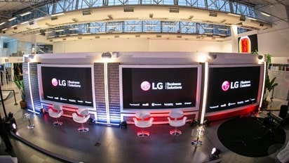 Painéis LG elaborados pela LG Business Solutions são instalados no local do evento realizado em SP.