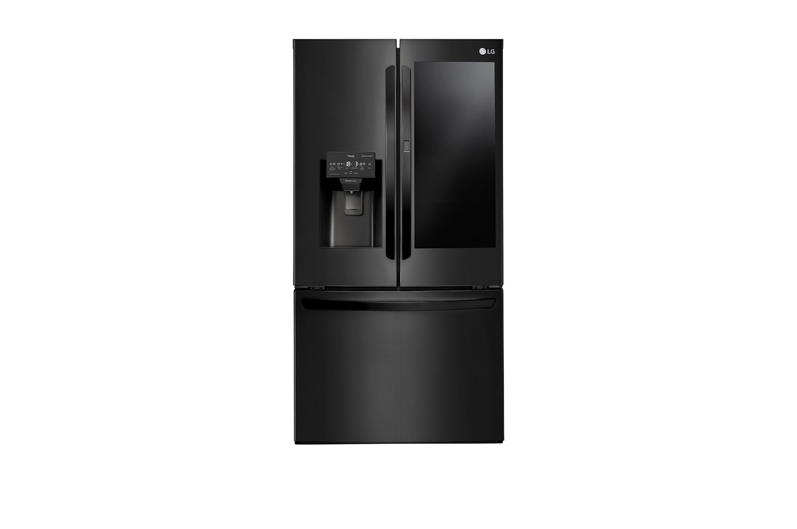 LG Geladeira Smart LG Inverter French Door InstaView Door-in-Door 660 litros 220V Black Inox ThinQ GM-X288NQX2, GM-X288NQX2