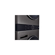 LG Lavadora e Secadora Elétrica Smart LG WashTower™ 17kg Aço Escovado Preto com Inteligência Artificial AIDD™ - WK17BS6A, WK17BS6A