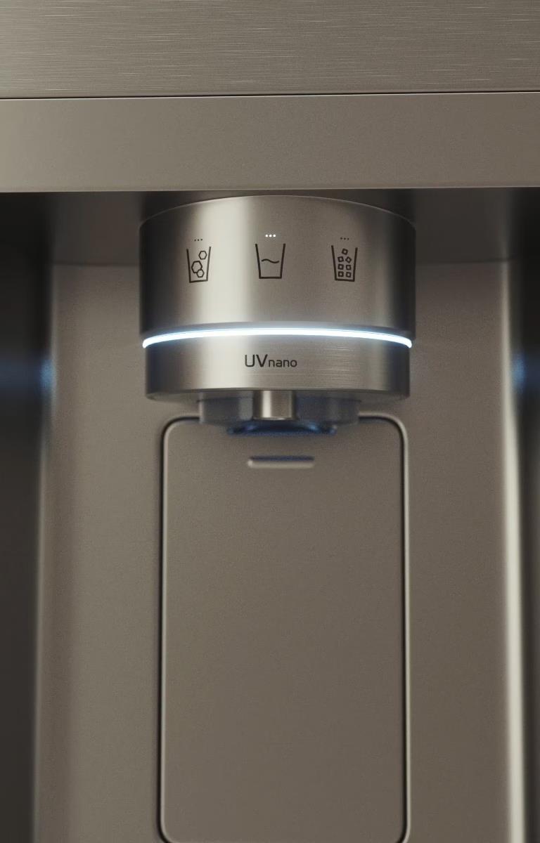 L'image montre un réfrigérateur Instaview.
