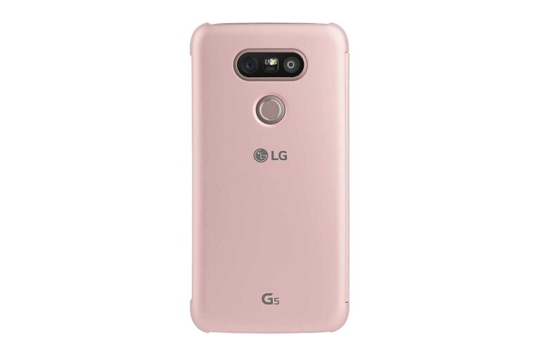 LG Étui Quick Cover du LG G5 - Rose, CFV-160 Rose