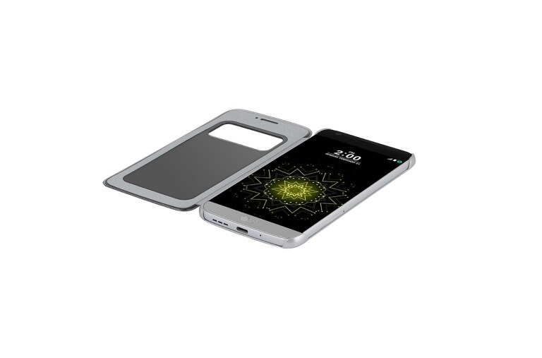 LG Étui Quick Cover du LG G5 - Argent, CFV-160 Argent