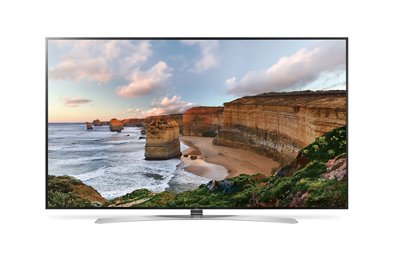 Čelní pohled na 86" LG NanoCell TV, webOS 3.0 86UH955V