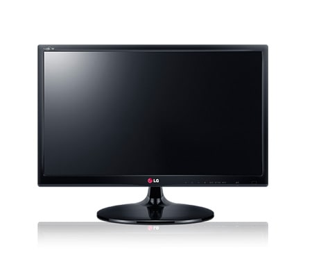 Der LG IPS-Monitor-TV 23MA53D in edler Klavierlackoptik