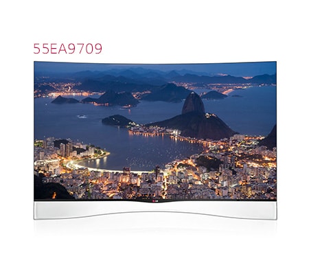 LG 55EA9709 138 cm (55 Zoll) OLED Cinema 3D Full HD Smart TV mit Skype-Kamera