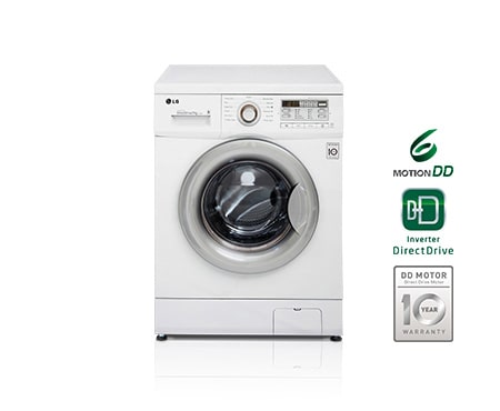 Waschvollautomat F14B8QD1 von LG in weiß mit silbernem Bullauge