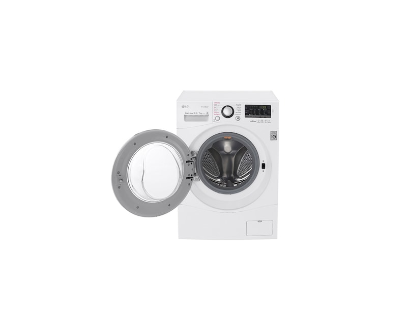 LG Waschtrockner mit ECO Hybrid System, NFC und 6 Motion DIRECT DRIVE™. 10,5 Kg Waschen / 7 kg Trocknen., F14A8JDH2NH