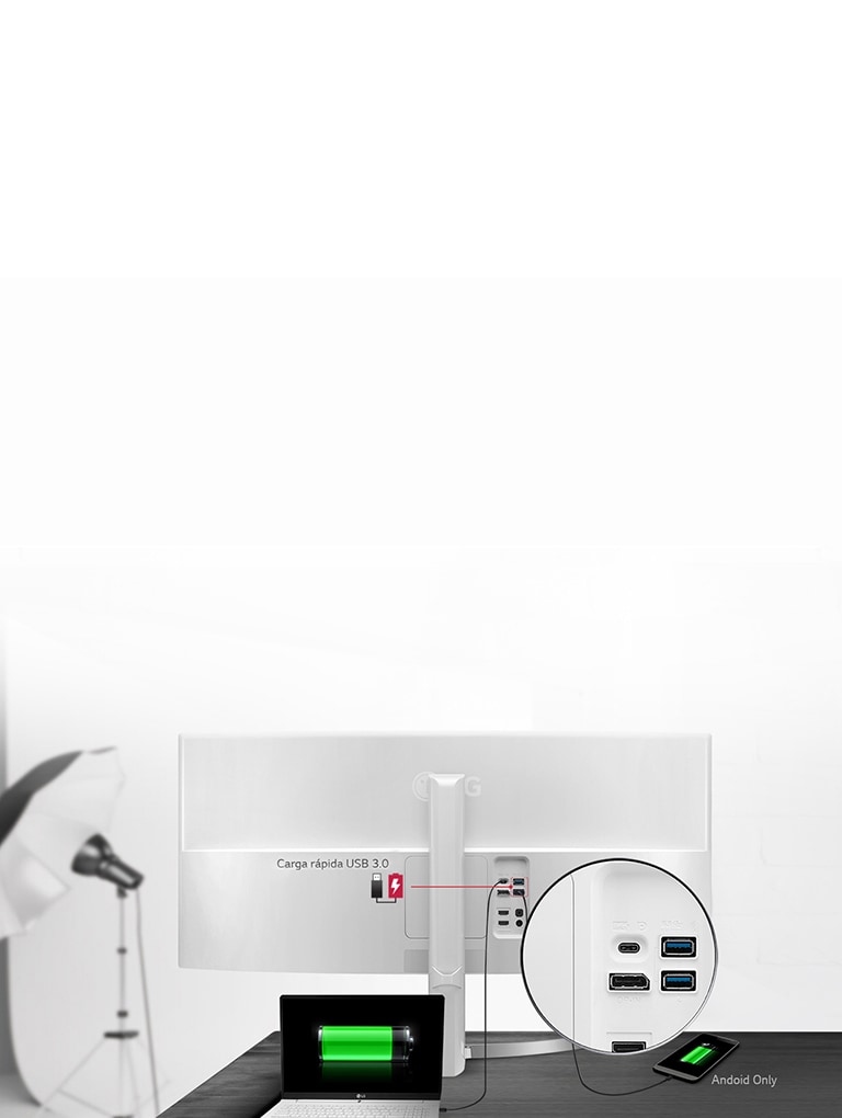 Versatilidad y rendimiento con carga rápida USB 3.0