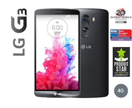 LG G3 | 4G | ECRAN Quad HD IPS 5,5" (14,7CM)
