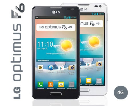 LG Optimus F6- Smartphone 4G - 4,5 pouces