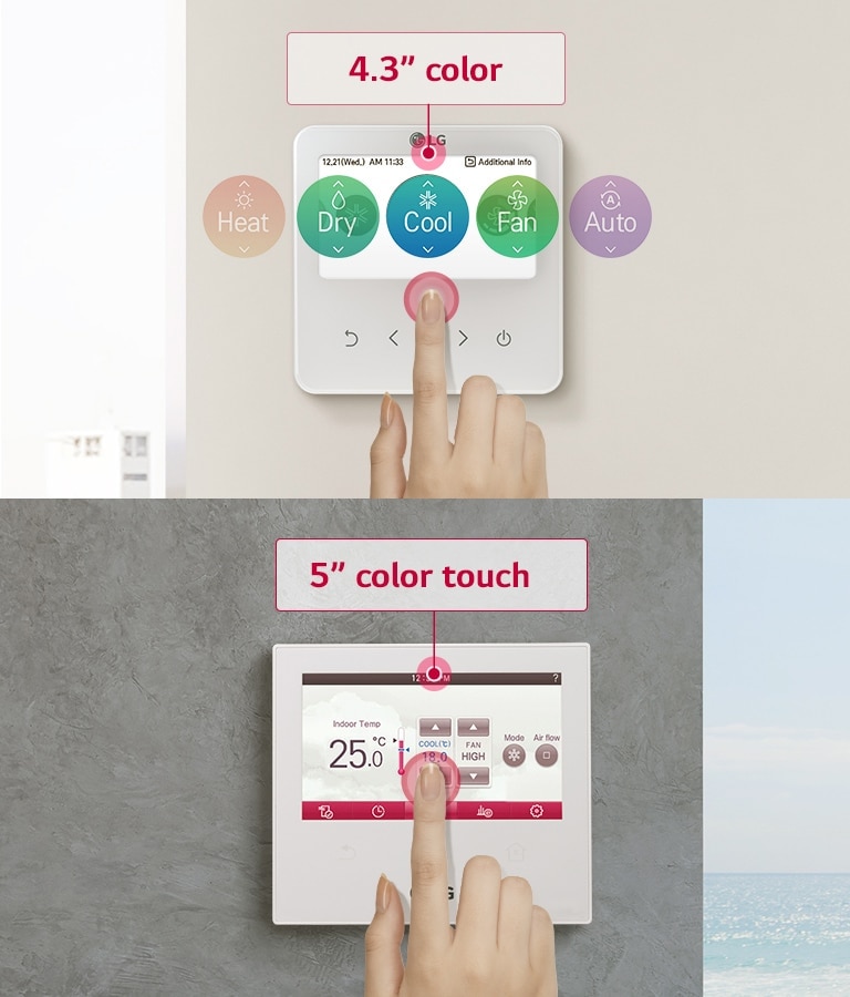 LG Premium Design with Intuitive Interface Air Solution