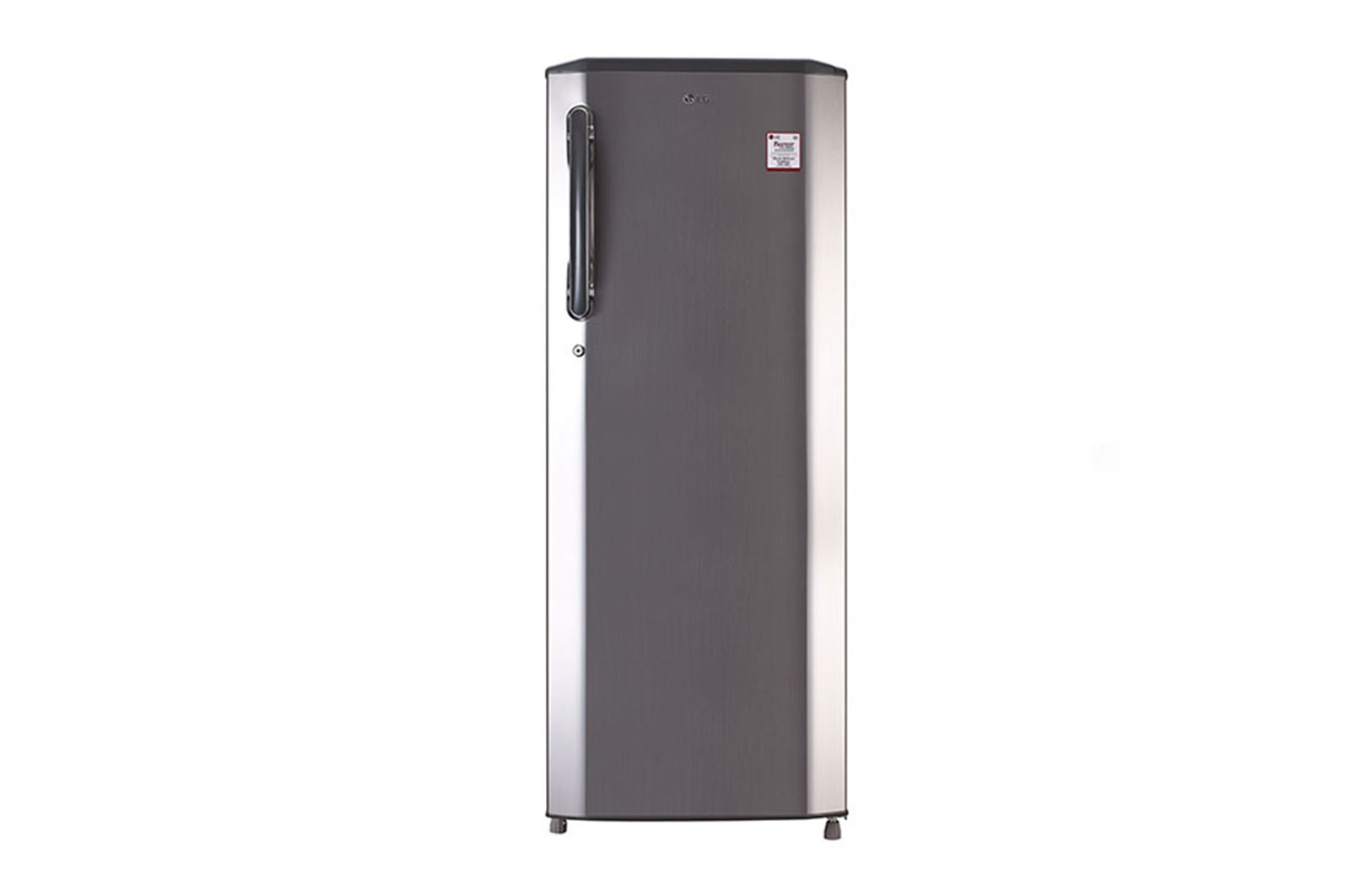 LG 261 Ltr, 3 Star, Smart Inverter Compressor, Smart Connect, Shiny Steel Finish, Direct Cool Single Door Refrigerator, GL-B281BPZX