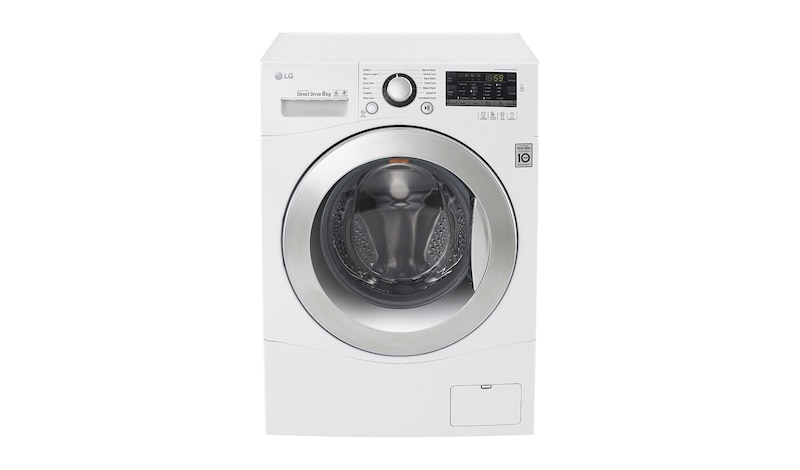 LG Lavatrice TurboWash™ 8 Kg Oblò Cromato, FH2A8TDN2