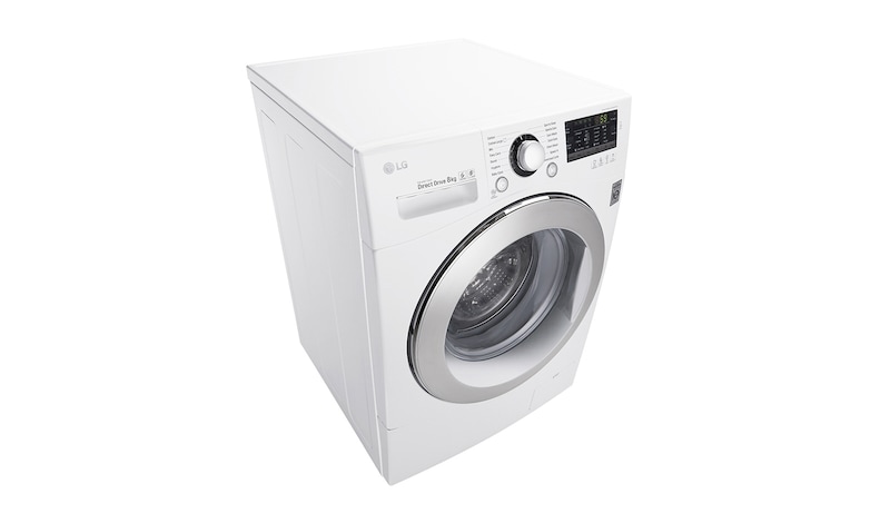 LG Lavatrice TurboWash™ 8 Kg Oblò Cromato, FH2A8TDN2