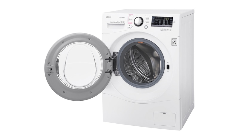 LG Lavatrice TurboWash™ 10 Kg Lavaggio a vapore Oblò Silver, FH4A8JDS2