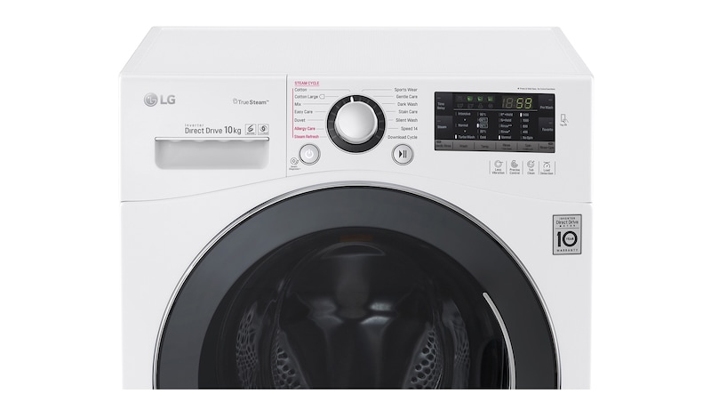 LG Lavatrice TurboWash™ 10 Kg Lavaggio a vapore Oblò Silver, FH4A8JDS2