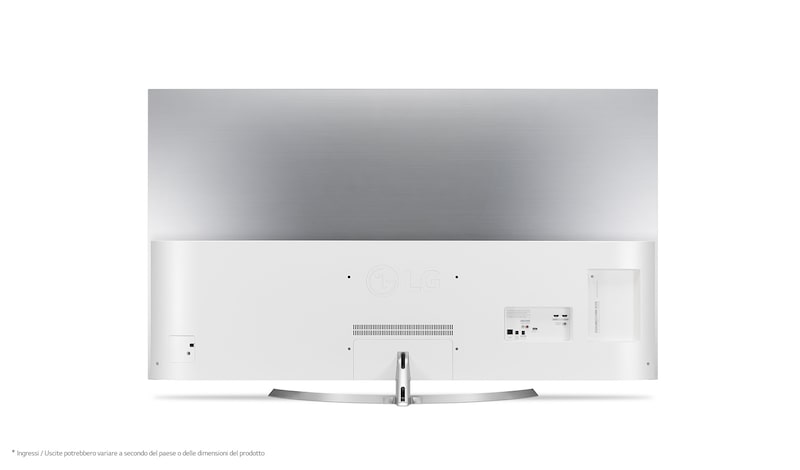 LG TV OLED 65" 4K HDR Smart TV Dolby Vision Cornice metallica, OLED65B7V