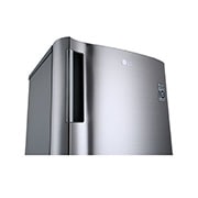 LG Congelador Vertical LG, 6 pies cúbicos de una puerta, Smart Inverter, acabado en acero brillante, GF21BPP