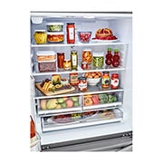 LG Refrigerador French Door   29 pies cúbicos - Plata con Fábrica de Hielo en congelador  | SMART INVERTER, GM29BIP