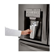 LG Refrigerador French Door LG Instaview™ Door-in-Door Inteligente 30 pies cúbicos - Acero Inoxidable con Despachador de Agua y Hielos  | LINEAR INVERTER, LM85SXD