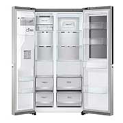 LG Refrigerador Duplex LG Instaview™ Door-in-Door Inteligente LG ThinQ™ 27 pies cúbicos - Acero Inoxidable con Despachador de Agua y Hielos | LINEAR INVERTER, VS27XCS