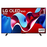 LG Pantalla LG OLED evo 42 pulgadas 4K SMART TV 2024 ThinQ AI OLED42C4PSA, OLED42C4PSA
