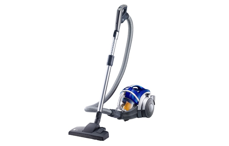 LG 2000W, HEPA 13 filter, Bagless Vacuum with Sani Punch and Mop Combi, Kompressor dust bin, VK7320YM