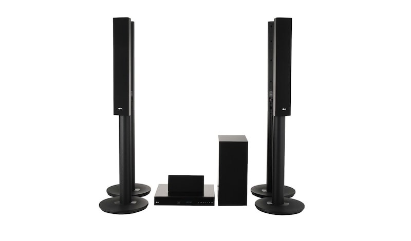 LG 5.1ch Cinema 3D beeld én geluid | 1000 Watt | Multiroom | Smart Share | TV Sound sync | Draadloos audio streaming via bluetooth™, LHB655