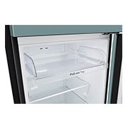 LG Refrigeradora Top Freezer 13.2pᶟ (Net) / 14 pᶟ (Gross) LG Smart Inverter Compressor™ LINEARCooling™ Puerta Clay Mint, VT38BPM