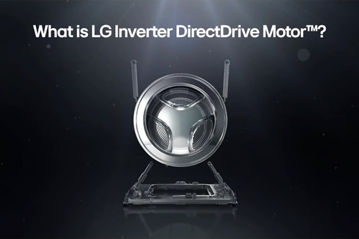 Este vídeo compara o motor LG Inverter DirectDrive com o motor LG convencional.
