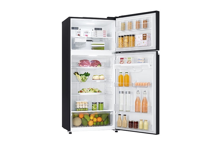 LG 506L Top Freezer with Smart Inverter Compressor™ in Black Mirror, GT-T5107BM