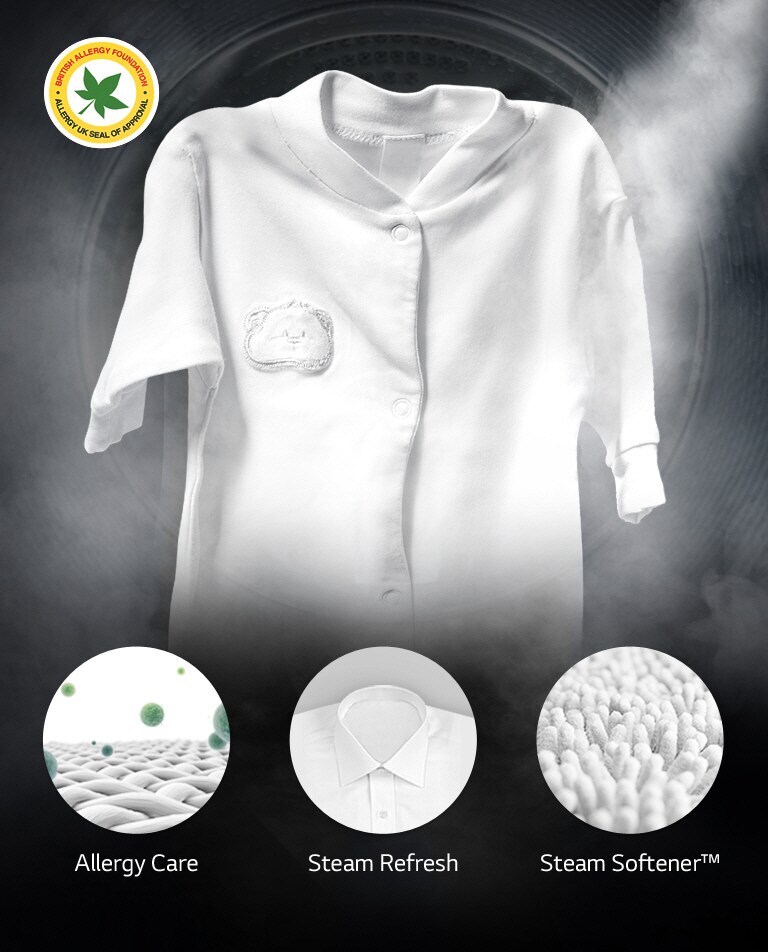 使用True Steam™蒸氣殺菌技術減少99.9%25252525252525252525 過敏原