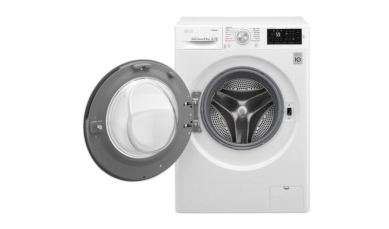 LG 8.5KG Washing Machine with Steam technology and Smart ThinQ™ connectivity, F4J6EY2W