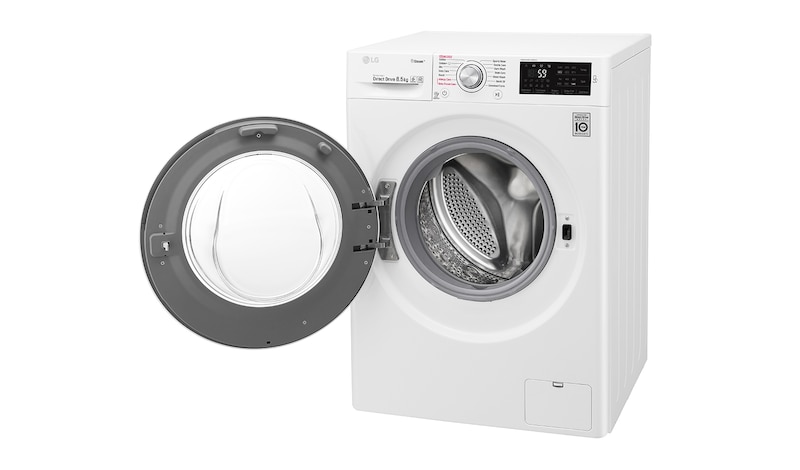 LG 8.5KG Washing Machine with Steam technology and Smart ThinQ™ connectivity, F4J6EY2W