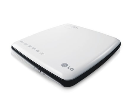 LG Stylová externí LG DVD vypalovačka, tenké provedení a možnost přenosu, snadné použití, kompatibilita s Mac, nejlepší DVDR/DVDRW řešení pro Netbook, GP08NU10