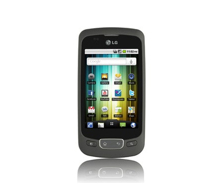 LG Objevujte svět kolem sebe s Androidem 2.2 Froyo, P500