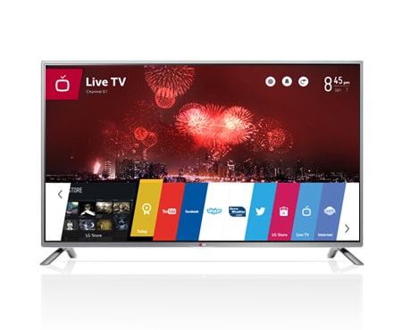 LG 55'' LG SMART TV LED TV, WEBOS, IPS panel, FULL HD, MCI 500, Wi-Fi, DVB-T2, HBB TV, web prohlížeč, Miracast/WiDi, 55LB630V