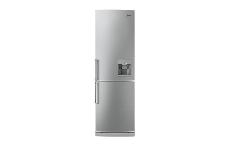 LG Afrimningsfrit køle-/fryseskab i med Non Plumbing vanddispenser, 190 cm (296 L), GB3033PVNW