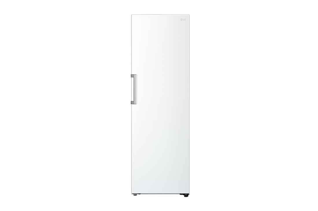 LG 386L Fritstående køleskab (Hvid) - Energiklasse D, Door Cooling™, LINEARCooling™, Moist Balance Crisper™, Forside, GLT51SWGSF