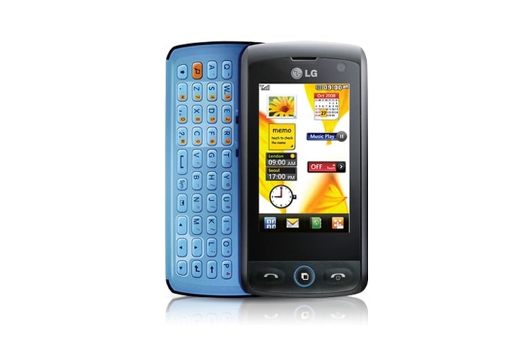 LG Mobiltelefon med 3 megapixel kamera, udskydeligt tastatur, radio og Bluetooth, GW520