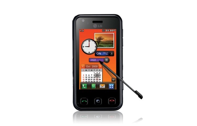 LG Mobiltelefon med 8-megapixel kamera, 3” Full Touch Screen, GPS og Music Player, KC910I