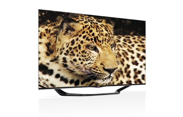 LG Titaniumfarvet 42'' SMART TV i Cinema Screen-design med Magic Remote, 0,9 GHz dual core-processor og 1,25 GB RAM. Cinema 3D, Wi-Fi og DLNA. , 42LA690V